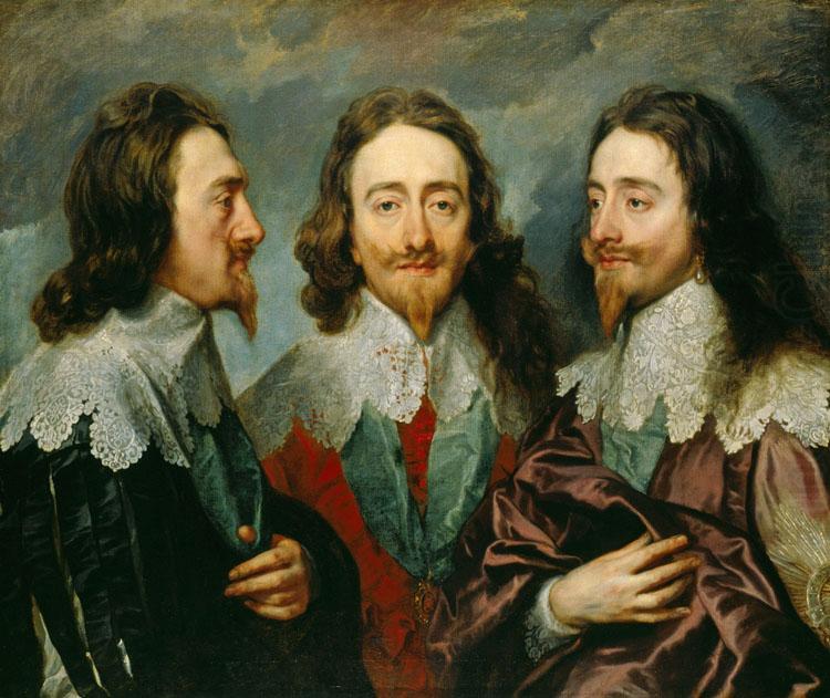 Anthony Van Dyck Charles I in Three Positions (mk25) china oil painting image